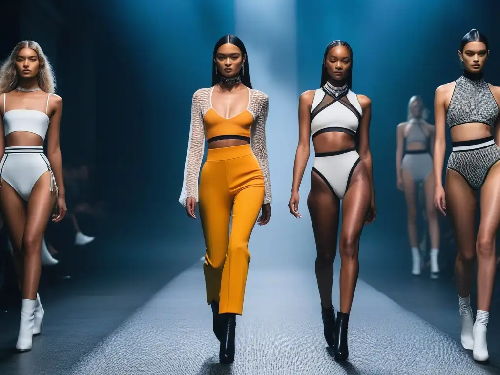 Desfile de moda inclusivo y empoderador de Alexander Wang Desfile de moda de Alexander Wang con modelos diversos, ejemplificando inclusión en la moda