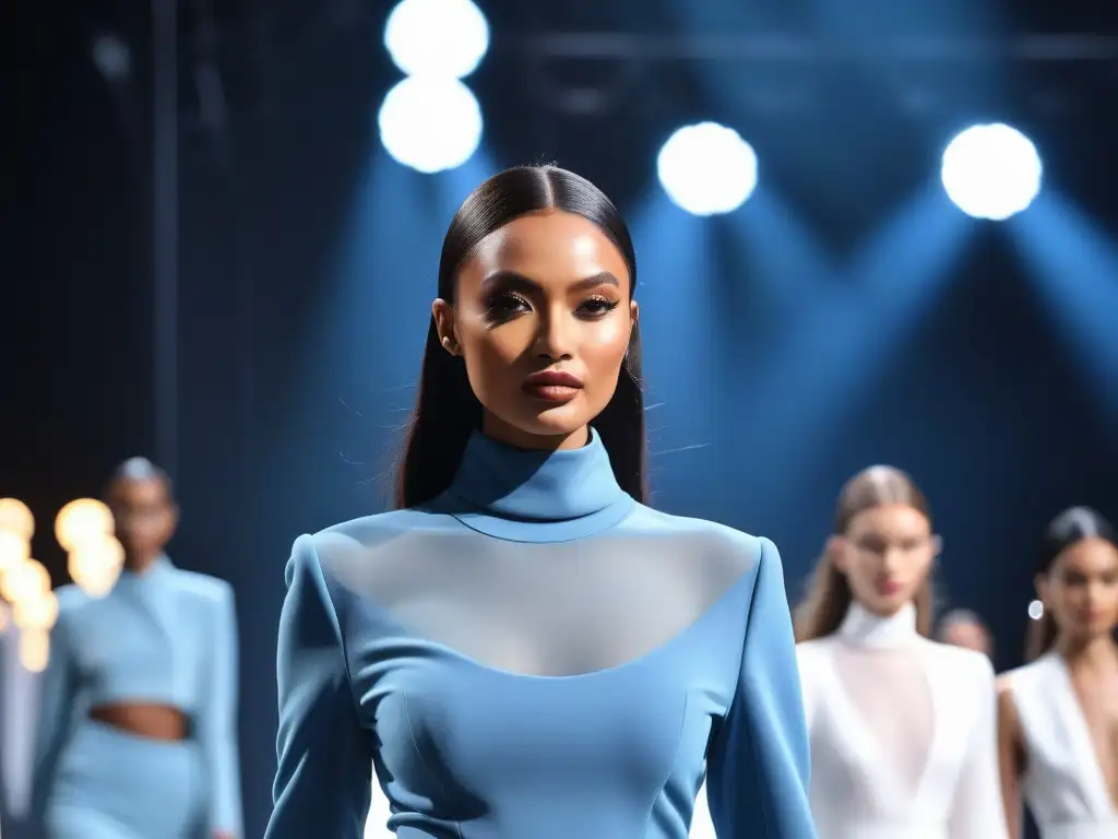 Un desfile de moda con modelos petite seguras y únicas luciendo marcas inclusivas destacadas