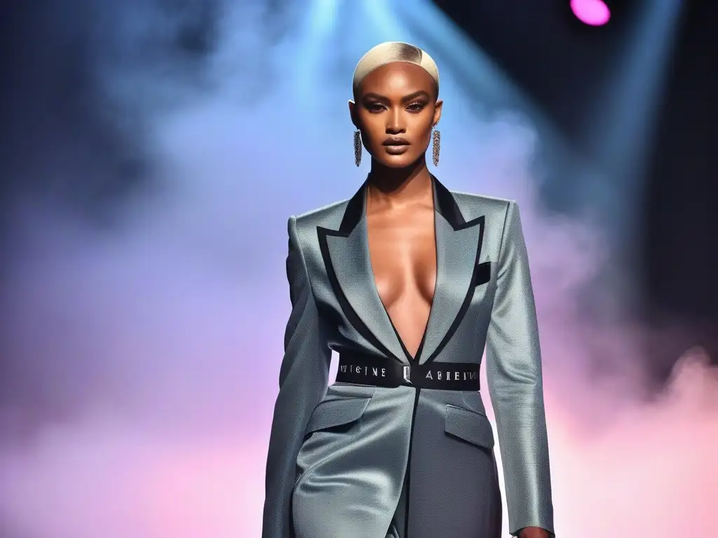 Desfile de moda transgénero: elegancia y empoderamiento en la pasarela Desfile de moda con modelos trans exudando empoderamiento y elegancia