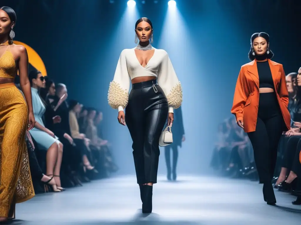 Desfile de moda inclusivo y sostenible: diversidad en la pasarela Desfile de moda sostenible para tallas especiales con diversidad e inclusión
