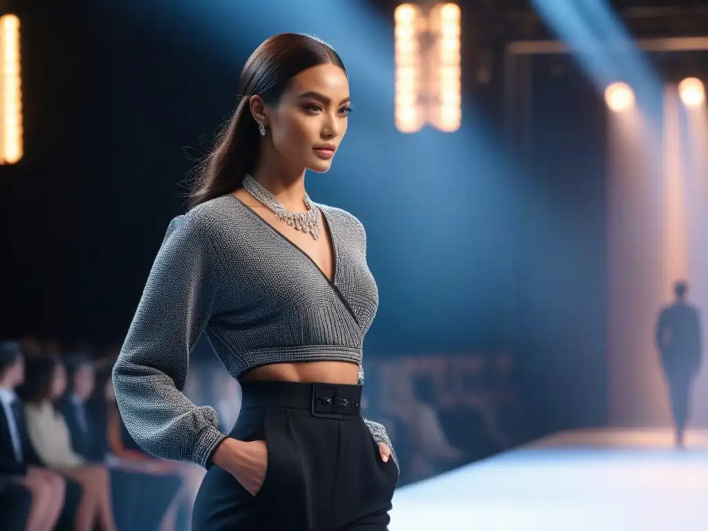 Desfile de moda para mujeres petite: estilo y empoderamiento Desfile de moda tallas petite con modelos exhibiendo colaboraciones chic y trendy