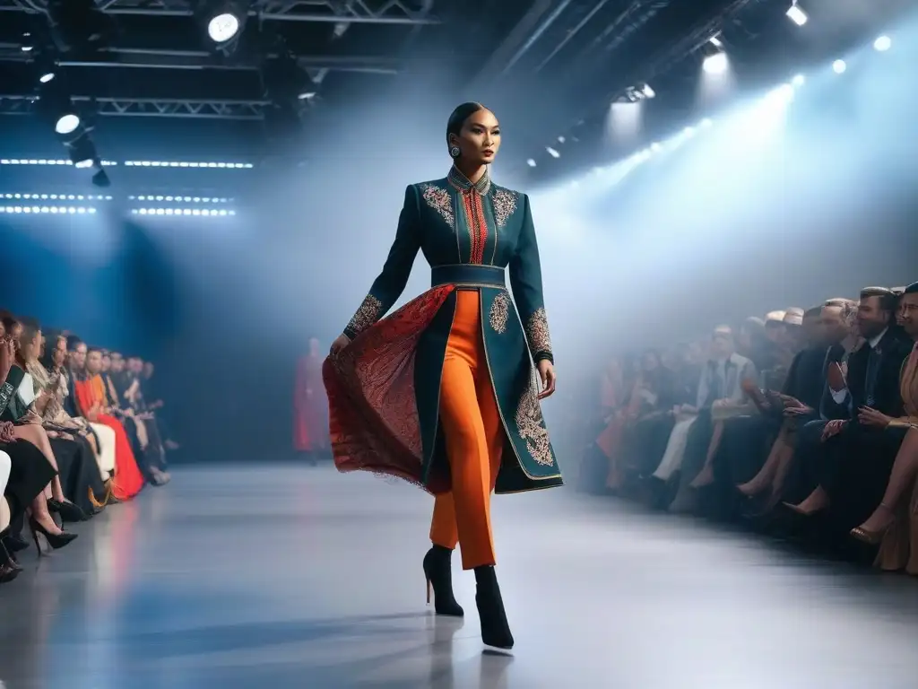 Desfile de moda multicultural: celebrando la diversidad con estilo Desfile de moda vibrante y diverso, celebrando la Diversidad cultural en la moda
