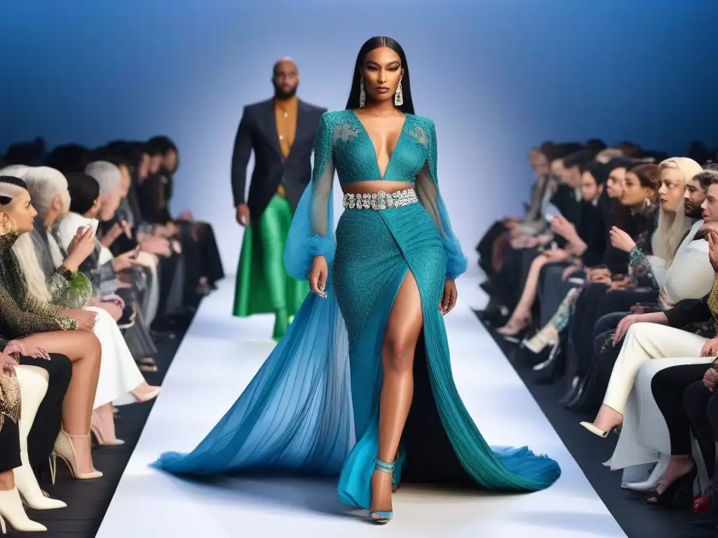 Desfile de moda transgénero: diversidad y empoderamiento Un desfile de moda vibrante y diverso, donde la moda celebra la individualidad y la diversidad