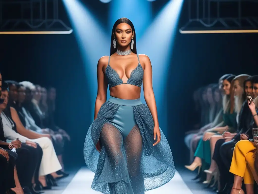 Desfile inclusivo de moda: diversidad y empoderamiento en la pasarela Desfile de modelos diversos en una pasarela de moda inclusiva para todos cuerpos