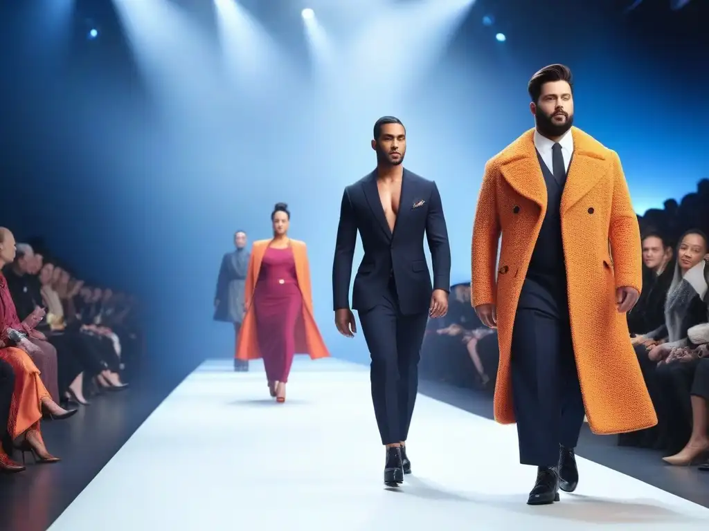 Desfile inclusivo: moda adaptativa en pasarela Desfile de modelos con ropa adaptativa inclusiva de una marca de moda