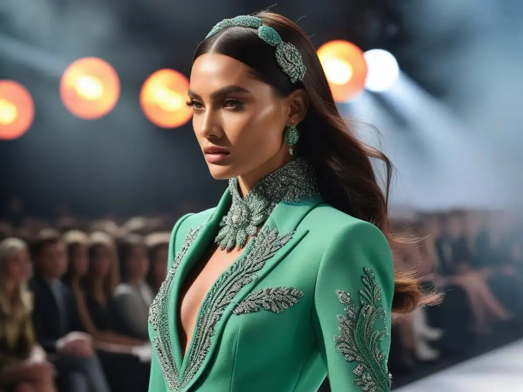 Pasarela sostenible: moda reciclada deslumbra a la audiencia Un desfile vibrante de moda sostenible con certificaciones, prendas recicladas y público cautivado