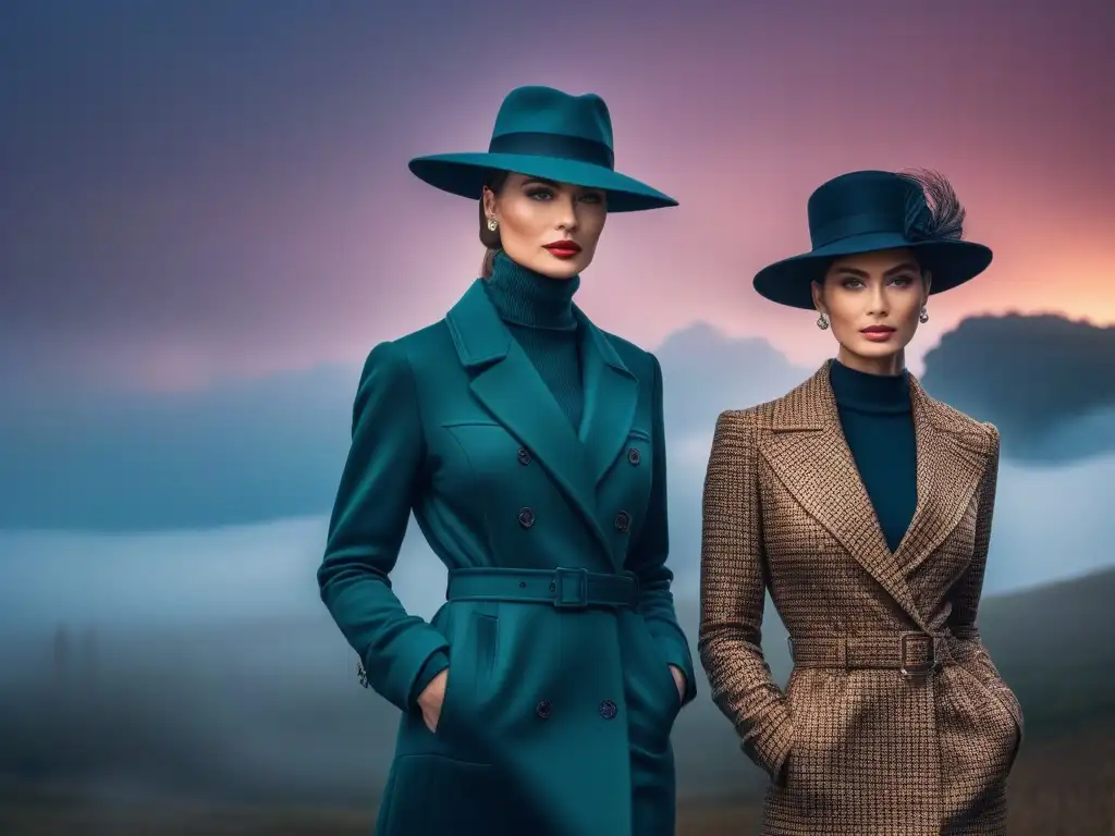 La evolución de la moda alta: de lo vintage a lo contemporáneo Desfile virtual de moda para personas de altura con modelos luciendo estilos icónicos de distintas épocas