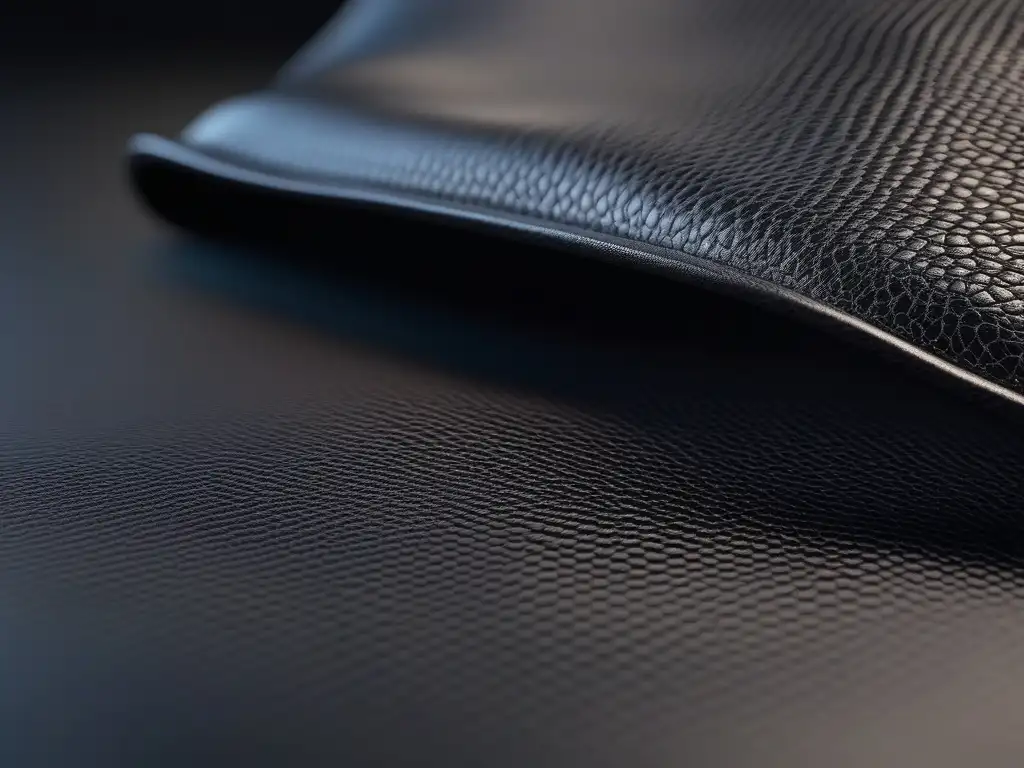 Handbag de Cuero Sintético Sostenible: Detalles de Lujo Detalle de bolso elegante de cuero sintético impacto ambiental, calidad y ecoamigable