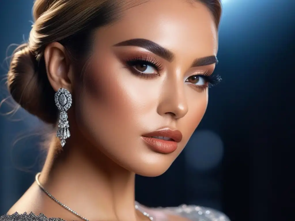 Maquillaje de lujo: Detalles perfectos de una celebridad petite Detalles de maquillaje de lujo para tallas petite con estilo y elegancia