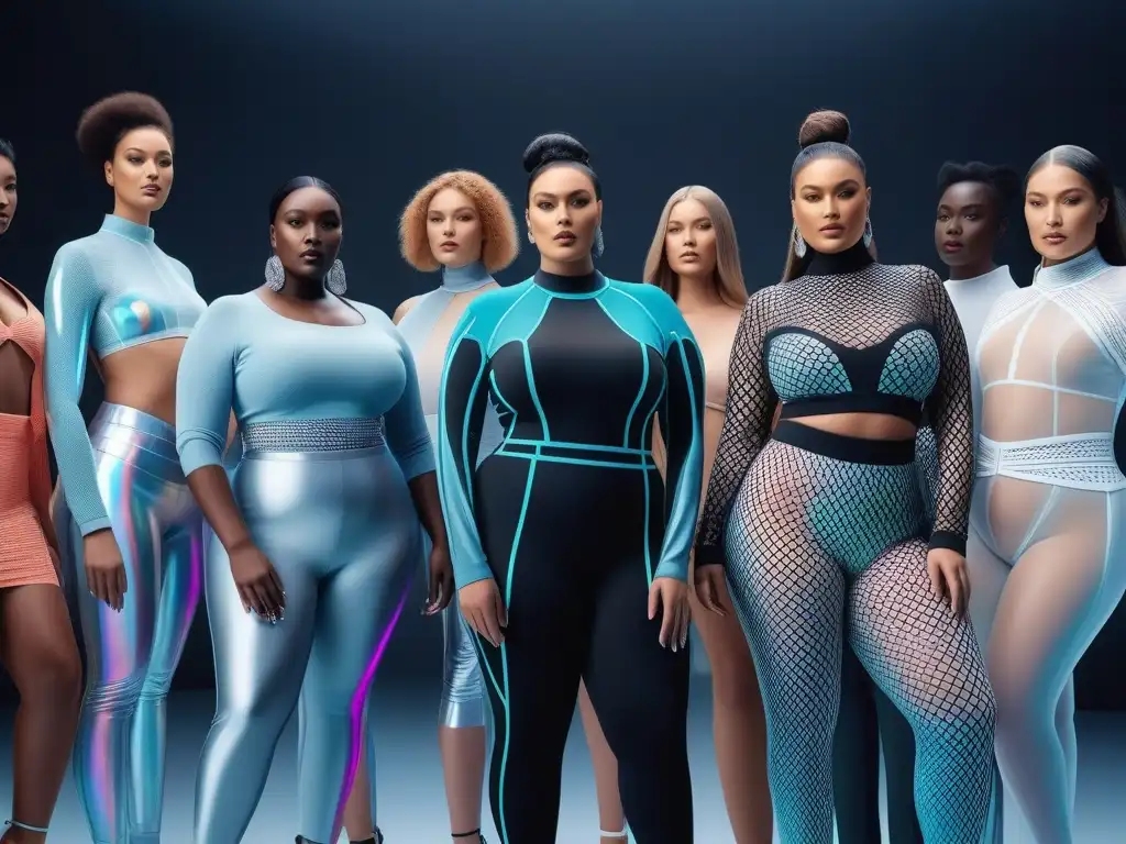 Diseñadores de moda crean con tecnología para modelos de tallas grandes Diseñadores de moda crean con tecnología innovadora para tallas especiales