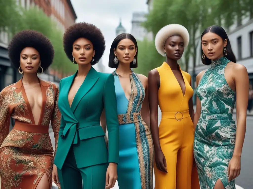 Moda inclusiva: diversidad y empoderamiento en la ciudad Una diversa y empoderada comunidad usa moda inclusiva en la ciudad