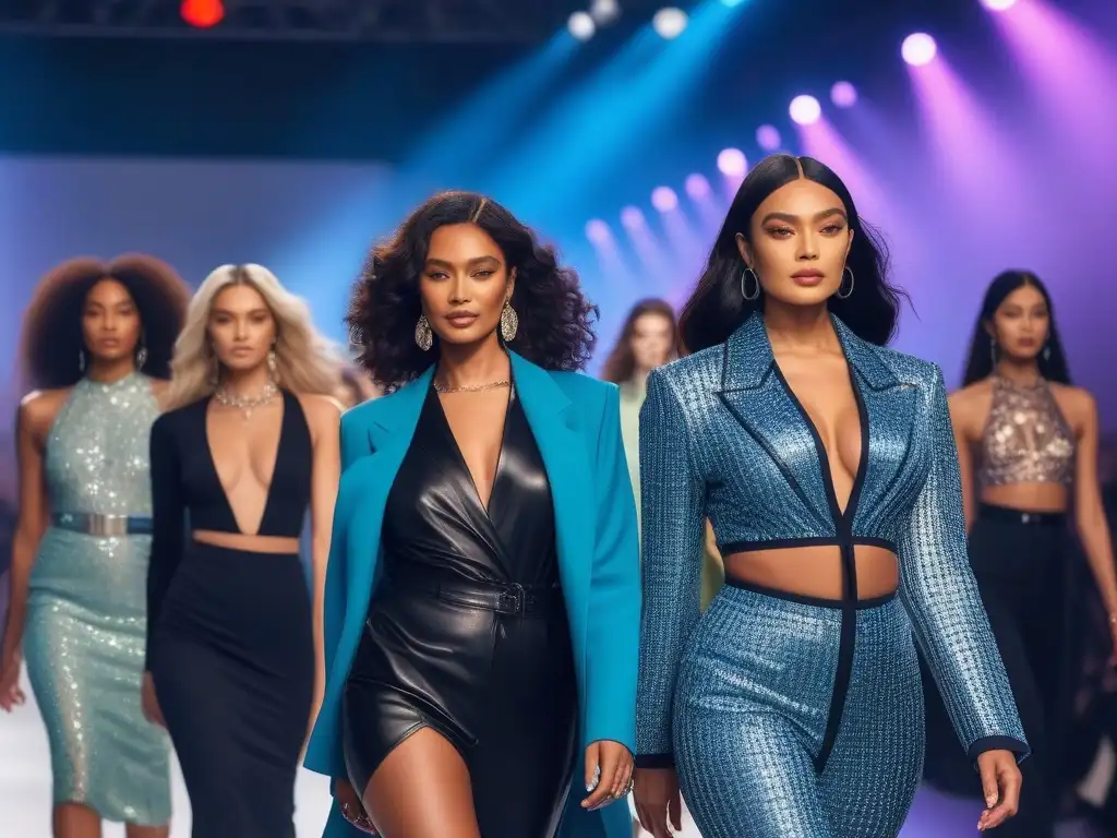 Desfile de moda inspirador: diversidad y empoderamiento Diversidad y autoestima: desfile de moda inclusivo con personas seguras y estilosas