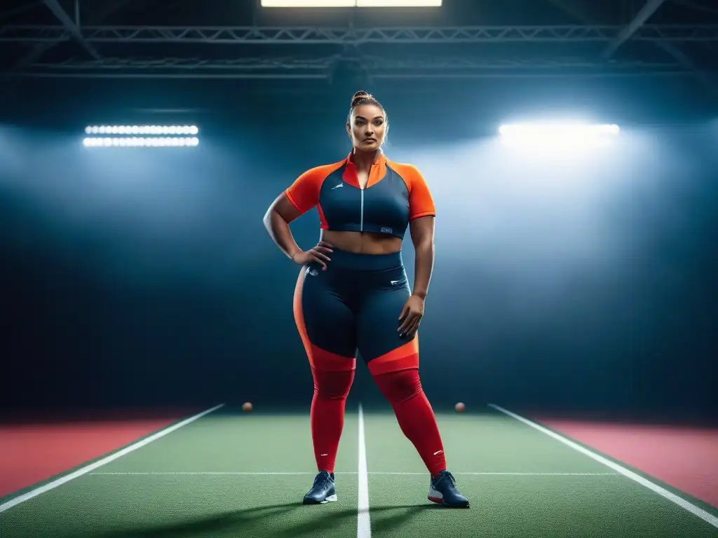 Moda deportiva inclusiva para atletas de talla grande Diversidad y empoderamiento en la moda deportiva tallas grandes inclusiva con atletas seguras y modernas