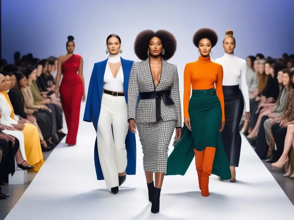 Desfile de moda inclusivo y sostenible: modelos empoderados Diversidad y empoderamiento en la pasarela de moda sostenible desde tu armario