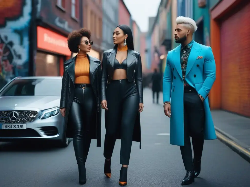 Moda inclusiva y diversa: expresiones únicas en la ciudad La diversidad de personas muestra la importancia del estilo en comunicación, reflejando individualidad y creatividad en la moda urbana