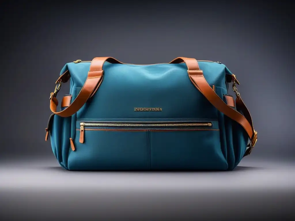 Bolso de viaje para mamás embarazadas: diseño moderno y funcional Elegante bolso de viaje para embarazadas con múltiples compartimentos y diseño moderno en colores chic y cómodas correas acolchadas