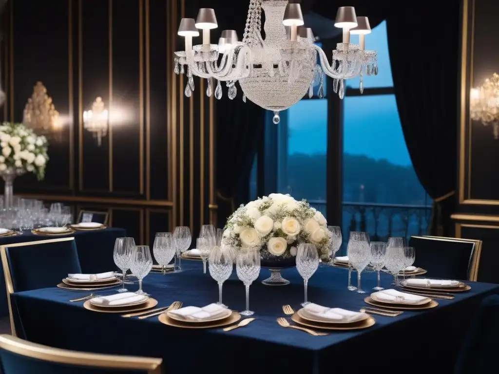 Glamour en evento de gala: lujo y elegancia con invitados sofisticados Elegante evento de gala con accesorios de alta gama para eventos especiales