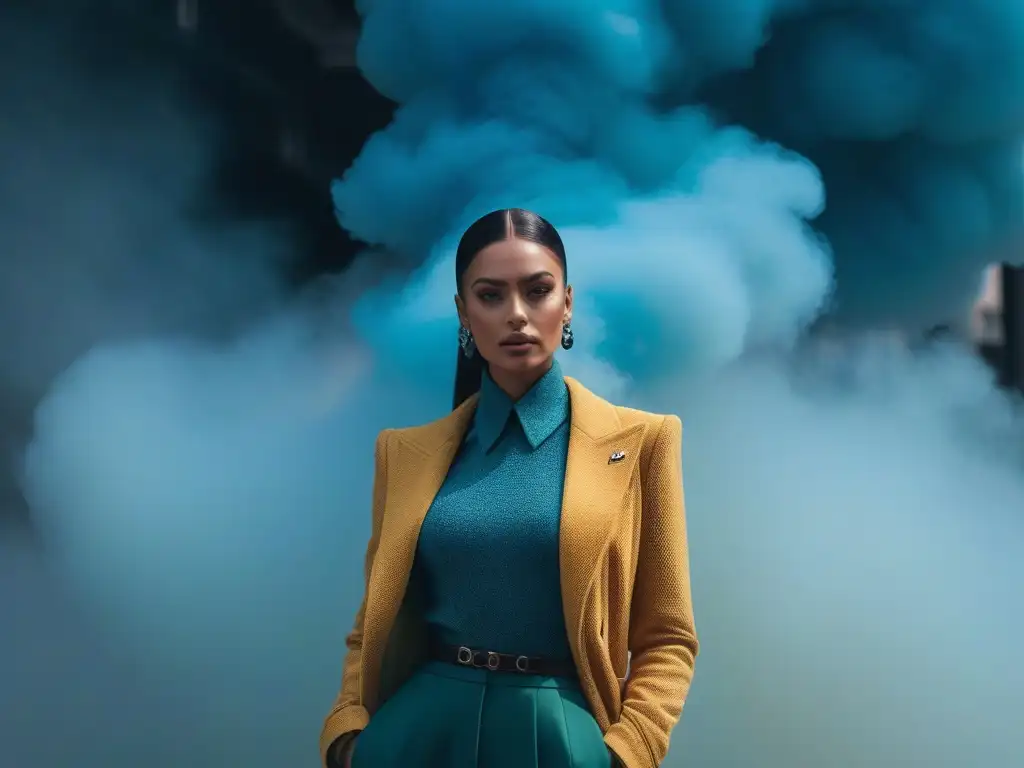 Ilustración de moda: diversidad y estilo en colores vibrantes Ilustración elegante y moderna de moda, reflejando la psicología del color en diferentes estilos y personalidades