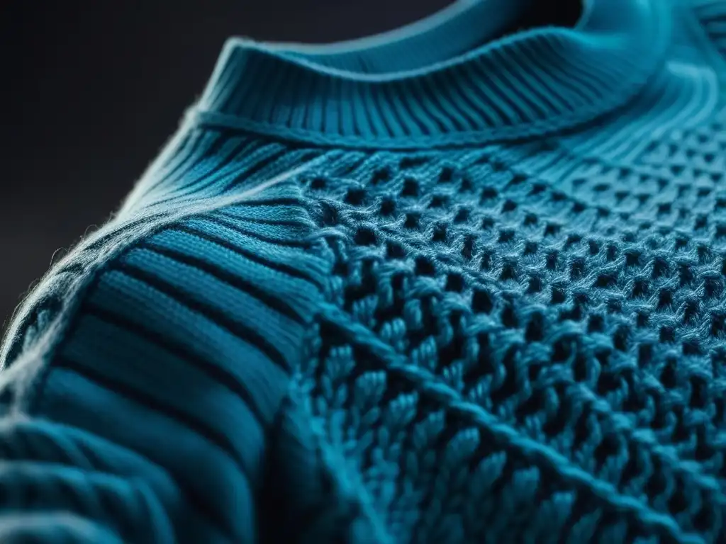 Sweater de punto moderno para altos: detalle y calidad Elegante suéter de punto para personas altas, detallado y moderno, resaltando la calidad y confort