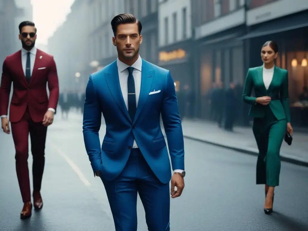 Elegancia urbana: moda y altura en la ciudad Elegantes altos desfilan con estilo en la ciudad, mostrando moda para personas altas