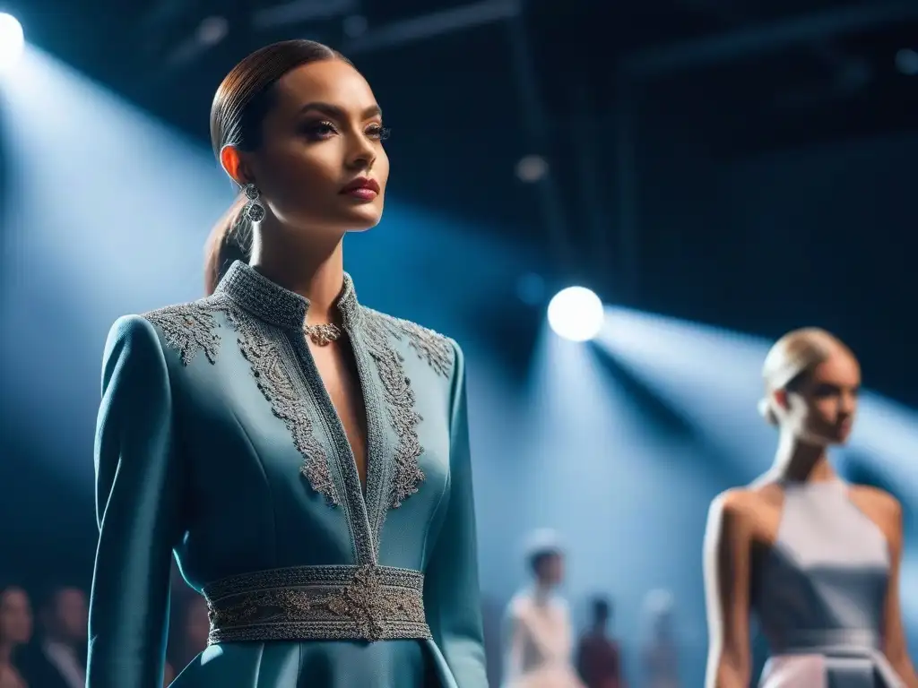 Desfile de moda: Emprendedoras petite con diseños únicos Emprendedores triunfan en moda petite: Grupo diverso de diseñadores presenta colecciones únicas en desfile elegante y contemporáneo