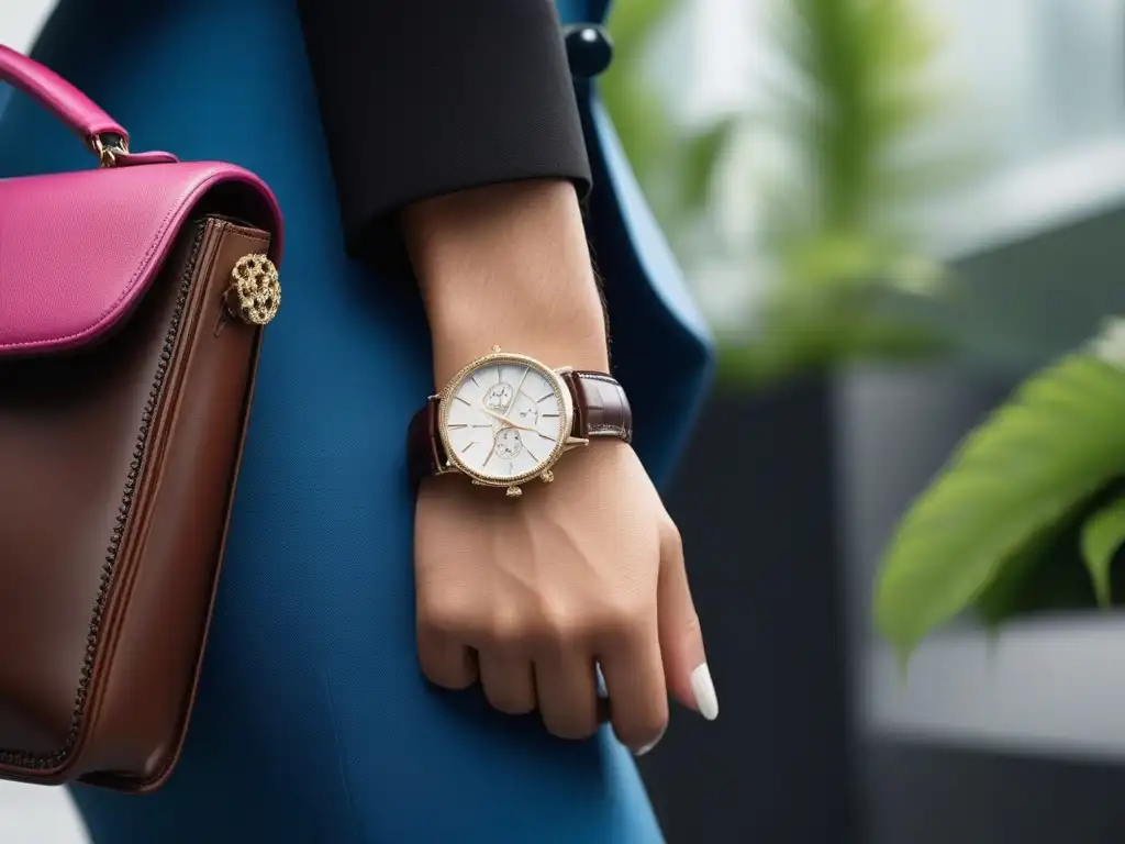Diversidad y elegancia: Accesorios de lujo para todos los estilos Una escena urbana chic con personas diversas luciendo accesorios de lujo, mostrando que son para todos