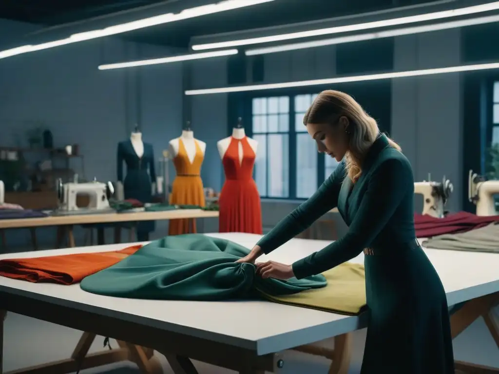Atelier de moda sostenible: diseño creativo y ecofriendly Espacio de moda sostenible con impacto de normativas de sostenibilidad en la industria