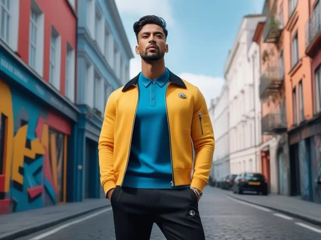 Estilo urbano único: confianza y autenticidad en la era de Instagram Estilo personal en Instagram: Persona segura y auténtica en un entorno urbano vibrante y moderno, con moda única y trendy