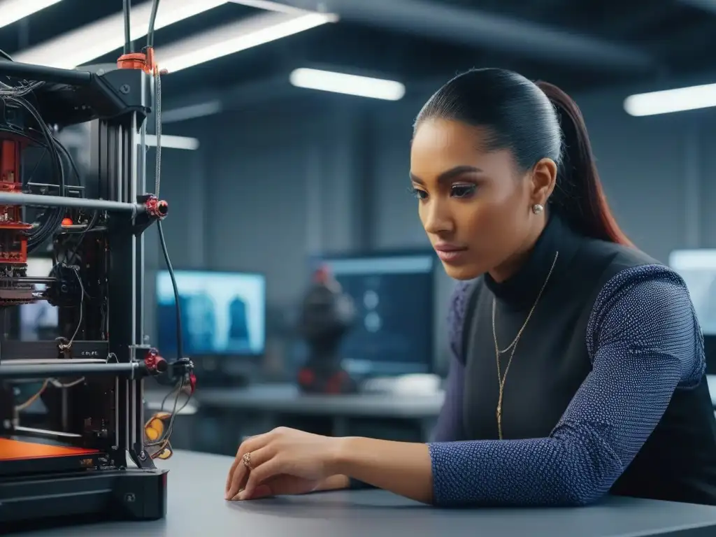 Estudiantes de moda crean diseños innovadores con tecnología 3D Estudiantes de moda creando prendas innovadoras con tecnología 3D