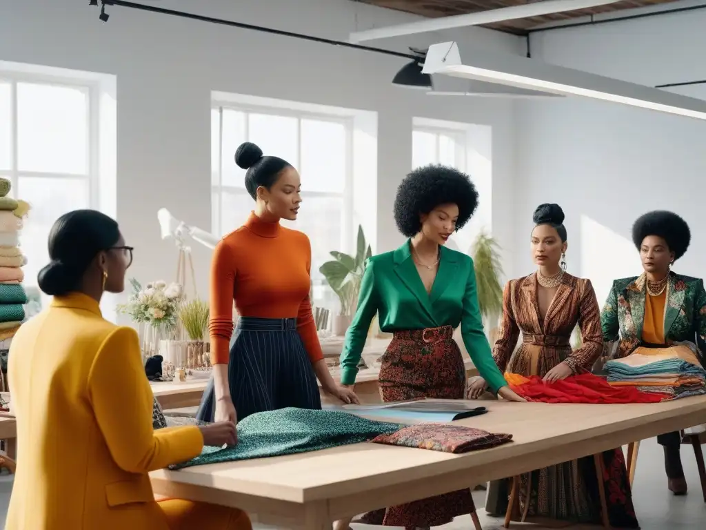 Un estudio de moda inclusiva y desarrollo sostenible, donde diseñadores crean juntos con pasión