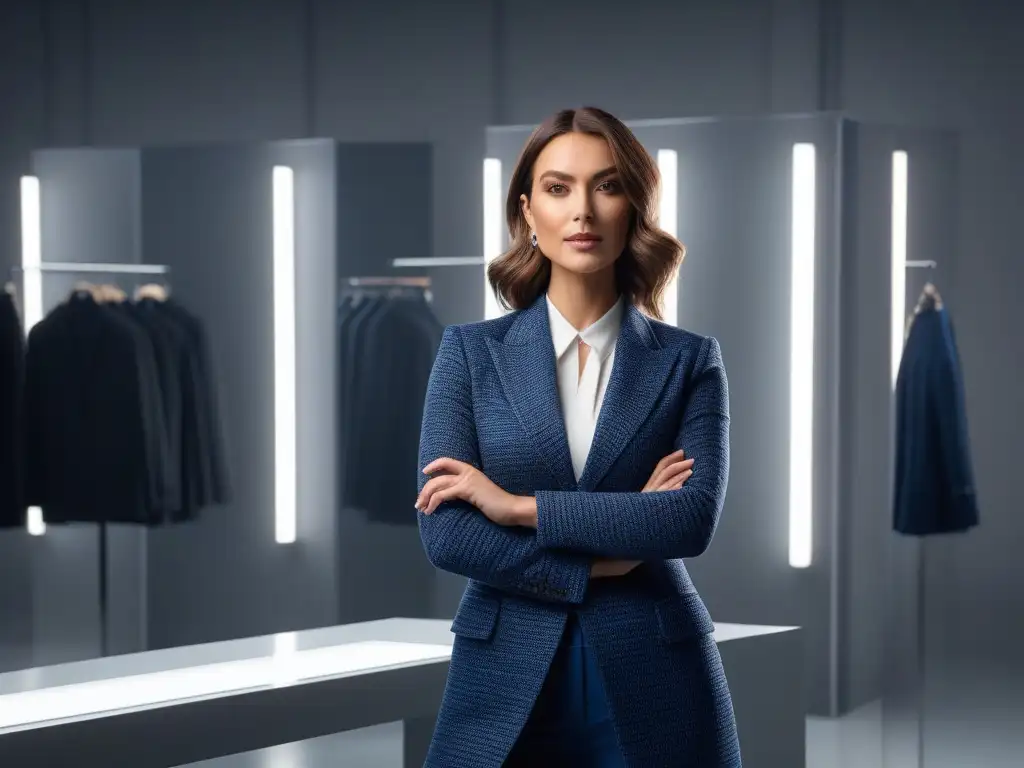 Estilo impecable para altas: moda y confianza Un experto en moda alta, seguro y elegante, inspirando con consejos para adaptar tendencias altas