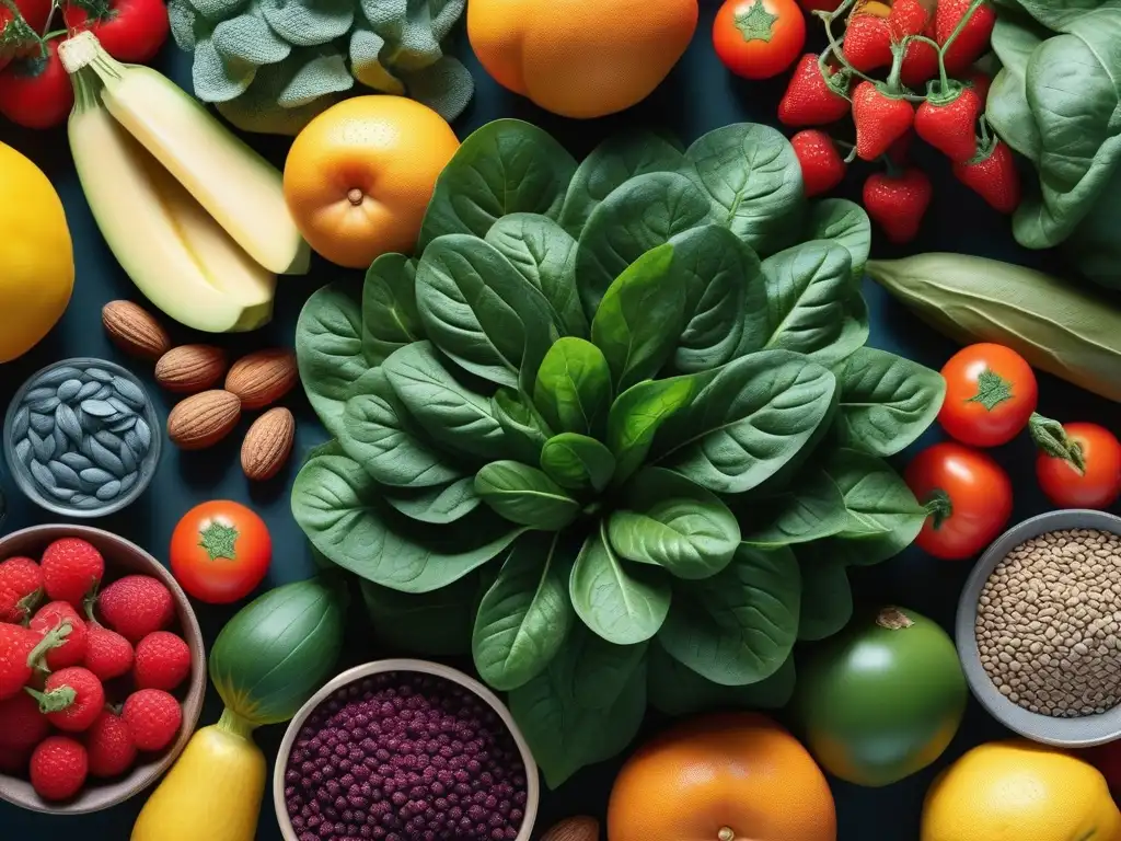 Deliciosos alimentos ricos en hierro, zinc y selenio Una explosión de colores y sabores en una variedad de frutas y verduras ricas en hierro, zinc y selenio
