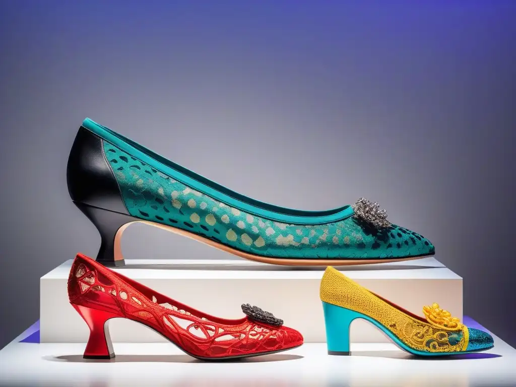 Exhibición de zapatos vanguardistas: belleza e inclusividad Una exposición de moda de zapatos inclusivos cautiva a un público diverso con diseños vanguardistas y creativos