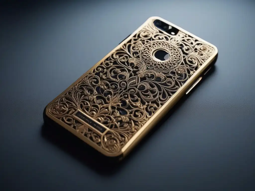 Funda de smartphone de lujo inspirada en el estilo de una celebridad Fundas de lujo para dispositivos electrónicos: cubierta sofisticada de smartphone inspirada en la moda de una celebridad