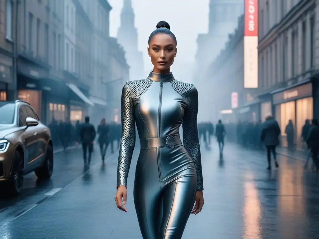 Moda adaptativa futurista: estilo y tecnología en la ciudad Un futuro inclusivo y vanguardista en moda adaptativa para todos, fusionando tecnología y estilo en la ciudad