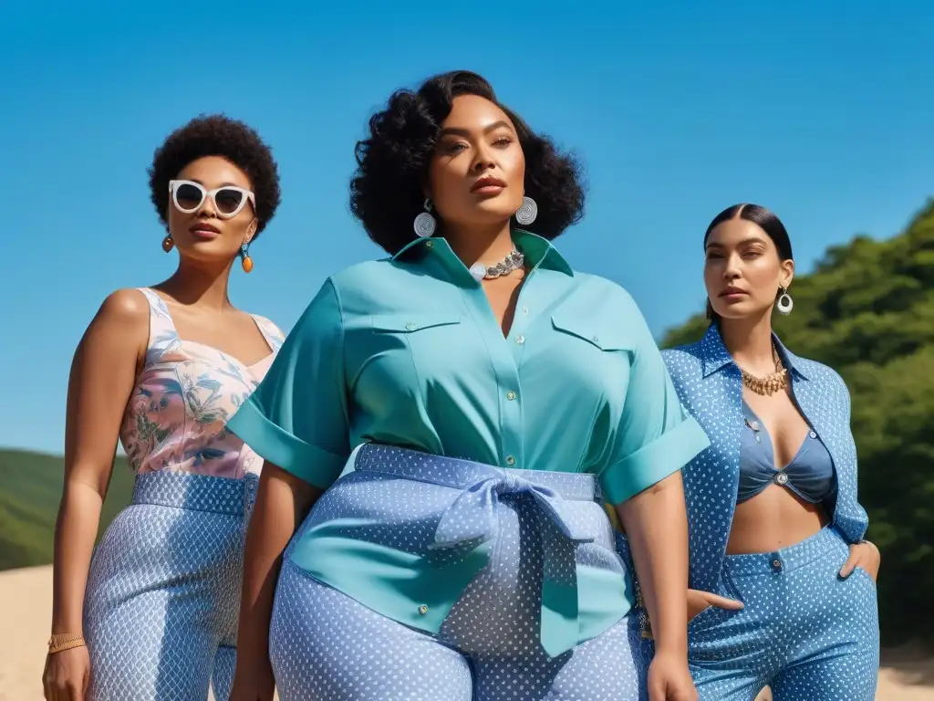 Moda inclusiva: Accesorios adaptativos de verano para todos Un grupo diverso con accesorios adaptables de moda verano tallas especiales