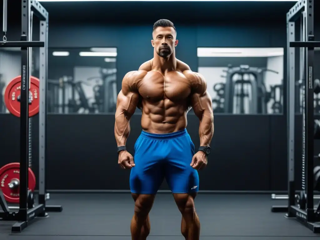 Atletas diversos unidos en un gimnasio moderno - Inspiración fitness Un grupo diverso de atletas destaca en un gimnasio moderno, transmitiendo unidad y dedicación