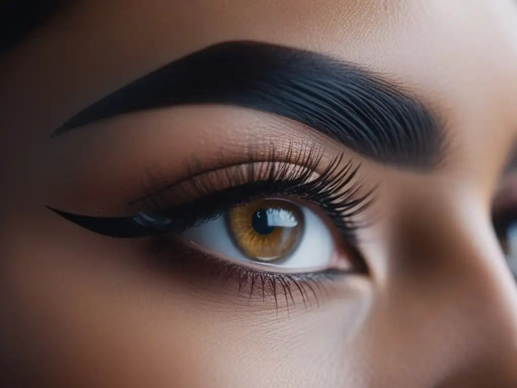 Expresiones empoderadas: diversidad de cejas y pestañas Un grupo diverso con cejas y pestañas perfectas, reflejando inclusividad y empoderamiento