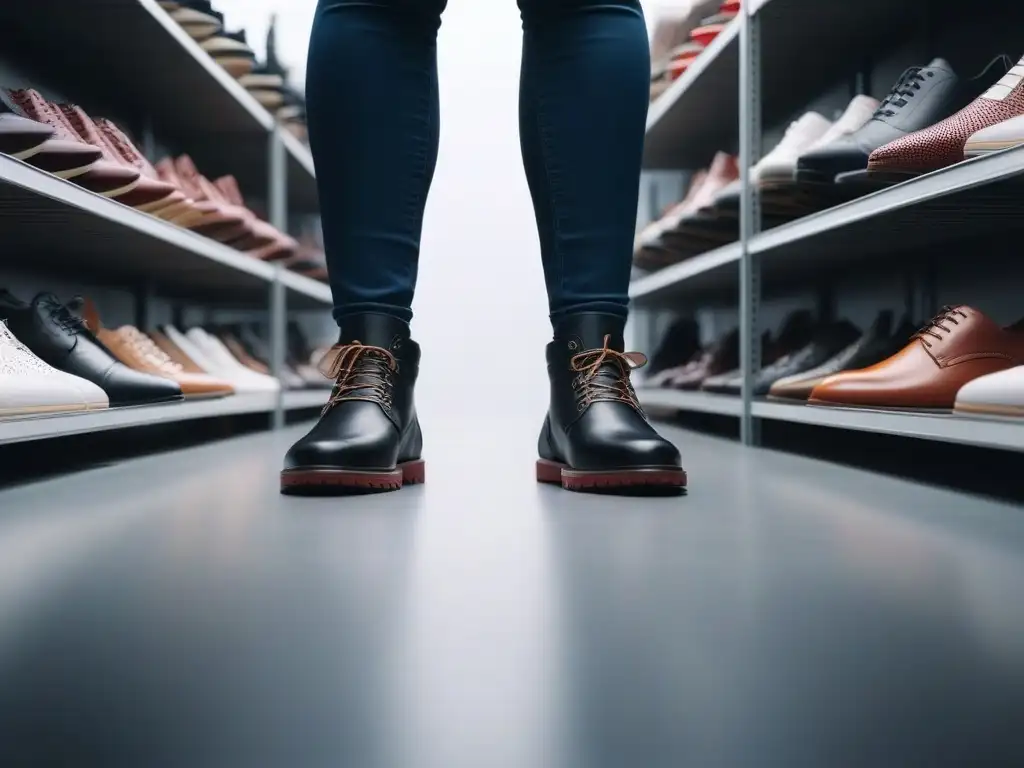 Zapatos diversos: moda inclusiva y diversa Un grupo diverso sonríe con confianza, luciendo zapatos modernos y cómodos de diferentes tallas y estilos
