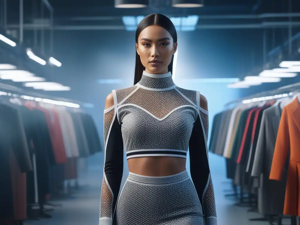 Moda inclusiva: diseñadores creativos y tecnología 3D Un grupo diverso de diseñadores de moda utiliza la tecnología 3D para crear diseños innovadores e inclusivos