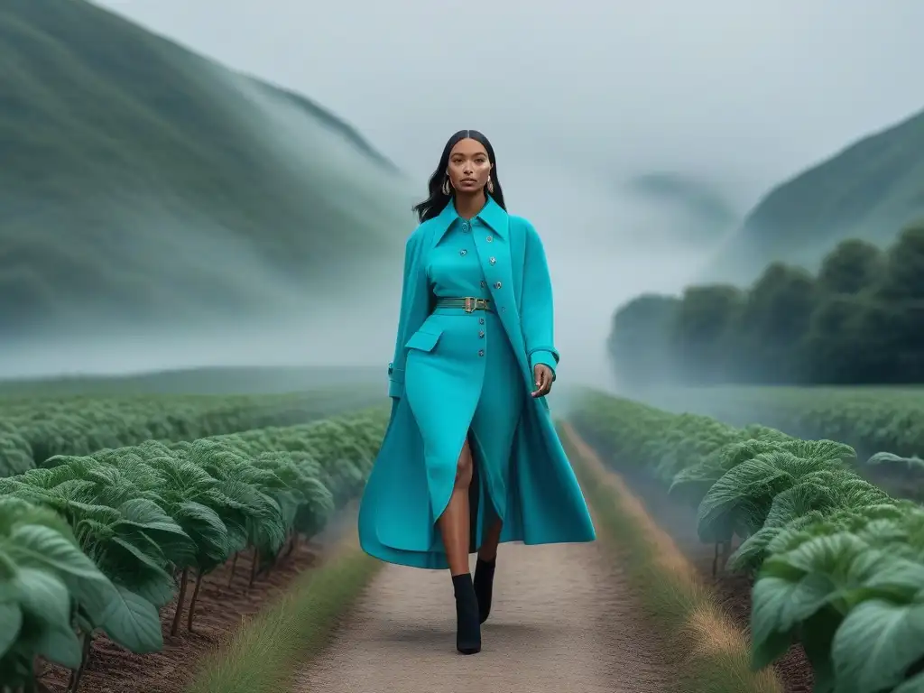 Revolución sostenible: moda diversa desafía la fast fashion Un grupo diverso desafía la fábrica fast fashion, reflejando la diversidad y sostenibilidad