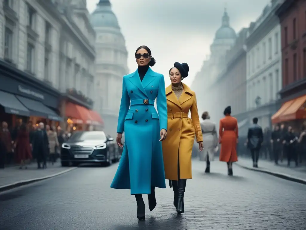 Un grupo diverso camina con estilo en la ciudad, mostrando moda adaptativa inclusiva y diversa