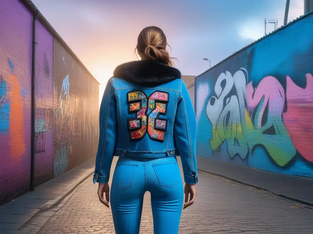 Estilo único: moda DIY que refleja identidad Un grupo diverso con estilos únicos en ropa DIY personalizada en un entorno urbano moderno