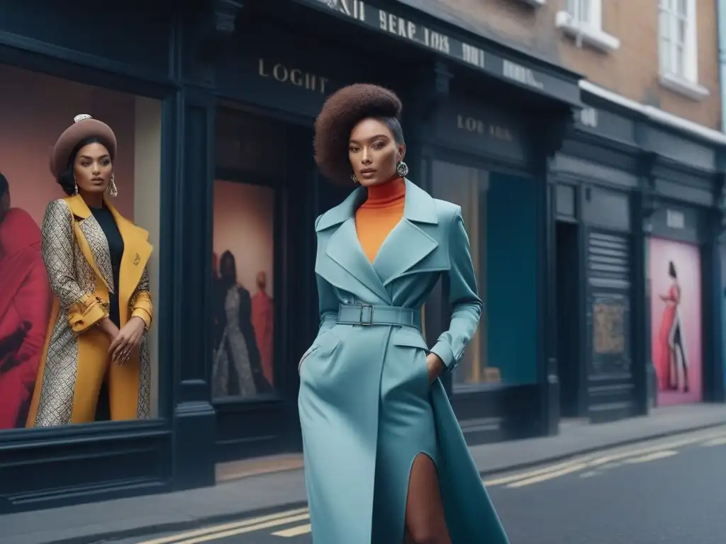 Influencers de moda urbana lucen marcas exclusivas en entorno vibrante Grupo diverso de influencers luciendo marcas únicas en un entorno urbano, fusionando Redes Sociales en Marcas de Moda