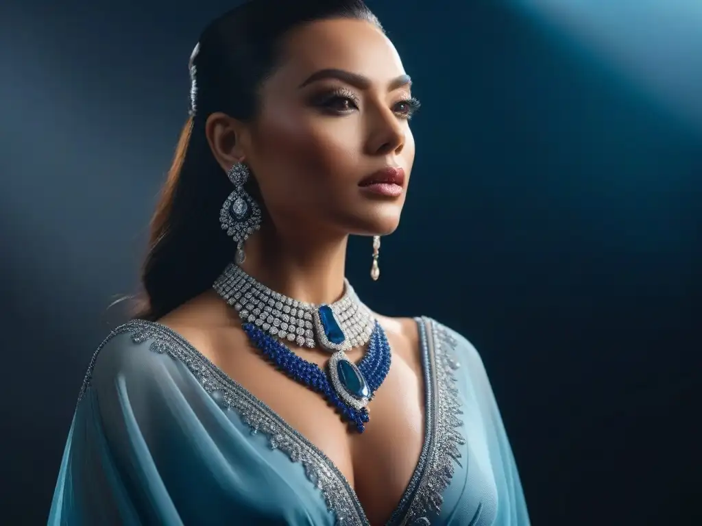 Joyas de lujo para todos: diversidad de cuerpos y elegancia Un grupo diverso muestra joyería de lujo que complementa sus figuras