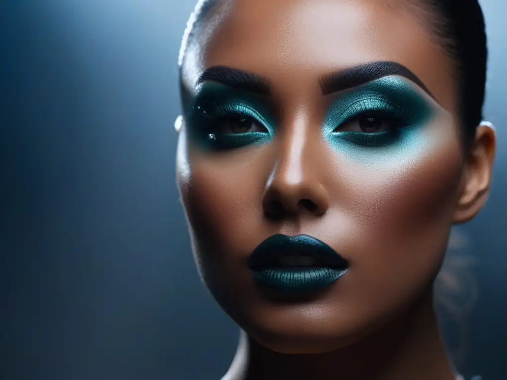 Maquillaje fluido para todos: diversidad y empoderamiento Un grupo diverso aplica maquillaje fluido en varios tonos, fomentando la inclusividad
