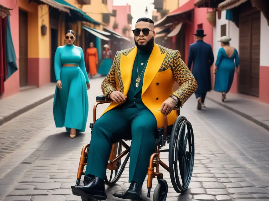 Moda inclusiva y diversa en Marrakech Grupo diverso en Marrakech: moda inclusiva con cuerpos diversos