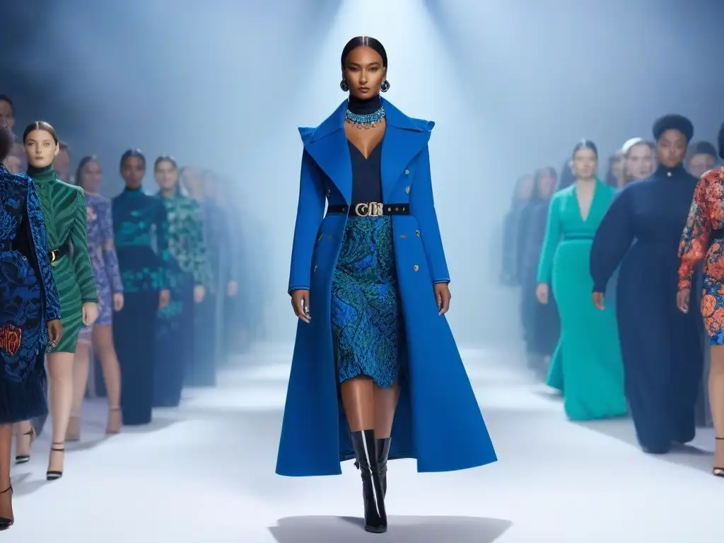 Moda inclusiva: Celebrando la diversidad de cuerpos con Kenzo Grupo diverso viste moda Kenzo con estilo único y confiado