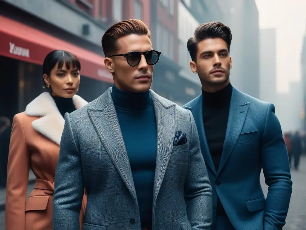 Estilo personalizado en diversidad urbana Grupo diverso con moda a medida para todos, reflejando estilos únicos y personalidades en una ciudad moderna