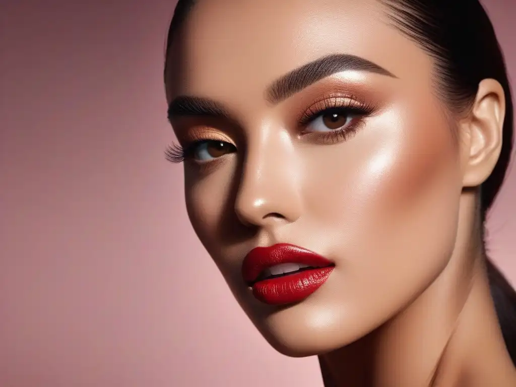 Belleza de lujo para todos: diversidad y empoderamiento Un grupo diverso de modelos exhibiendo confianza y glamour, en un estudio de belleza moderno con productos de lujo para todos los cuerpos